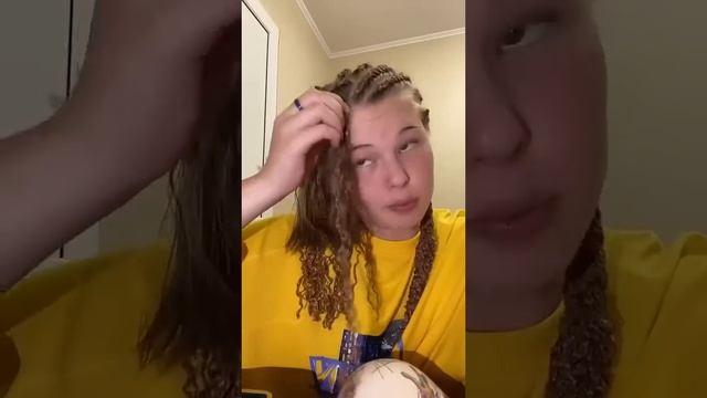 Наконец-то снимаю косички #shorts смотреть онлайн