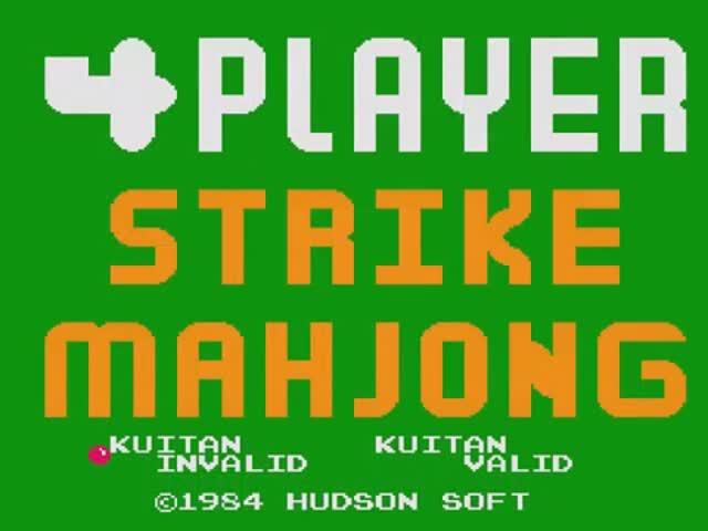 4 Nin Uchi Mahjong (NES) смотреть онлайн