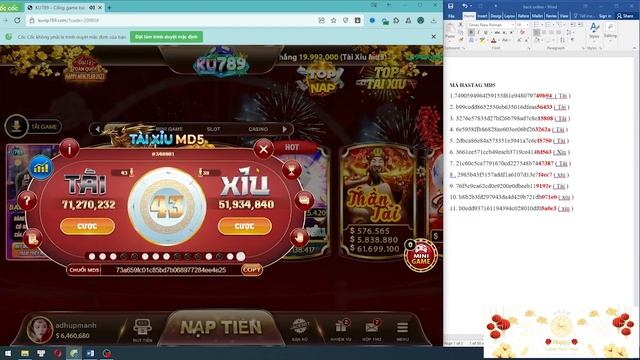 Cách choi cầu tài xỉu MD5 bắt chuẩn 100% ( chưa ai phát hiện ra ) áp dụng trên tài xỉu md5 смотреть онлайн