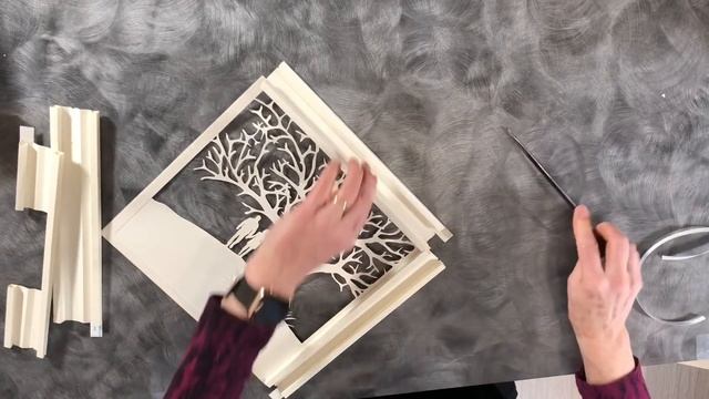 Heart Tree Shadow Box Square Tutorial смотреть онлайн