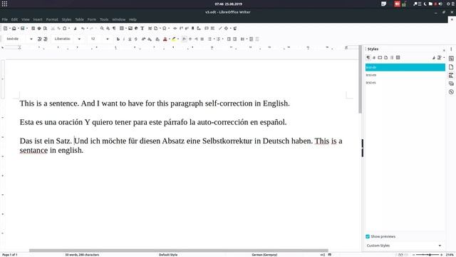 How to work with multiple languages in the same document in LibreOffice Writer смотреть онлайн