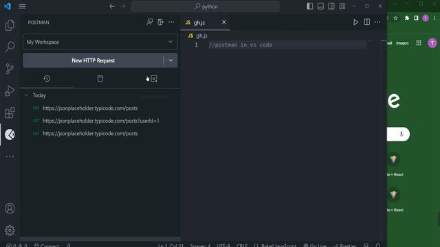 vs code extension | postman tutorial | postman in vscode смотреть онлайн