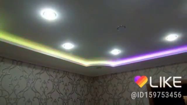 Двух уровнивый потолок. Ставим лайки,подписываемся,и будут другие видосики!!! Всем заранее спасибо. смотреть онлайн