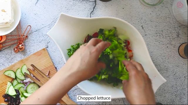 Strawberry Salad  Recipe (ASMR) - Strawberry Salad With Feta - Strawberry Lettuce Salad