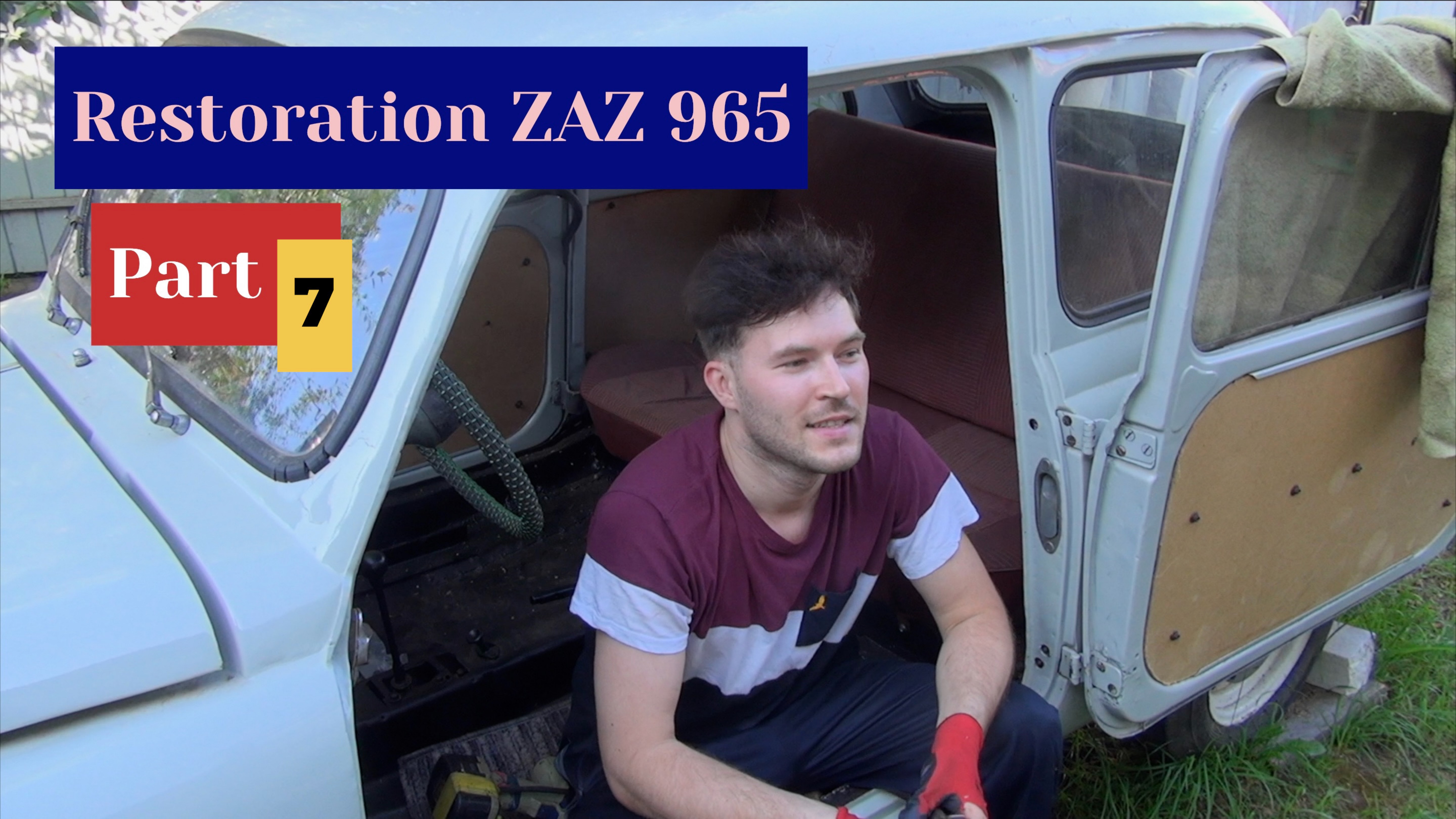 Restoration old car. ZAZ 965. Part 7.   4K