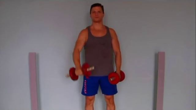 Как накачать плечи в домашних условиях. Как накачать плечи гантелями. Обучающее видео. смотреть онлайн