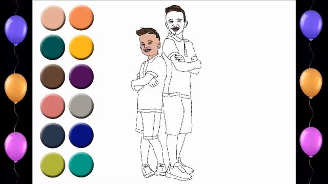 Vlad and Niki drawing | How to draw | Влад и Ники | Vlad and Nikita | Kids favorite character смотреть онлайн
