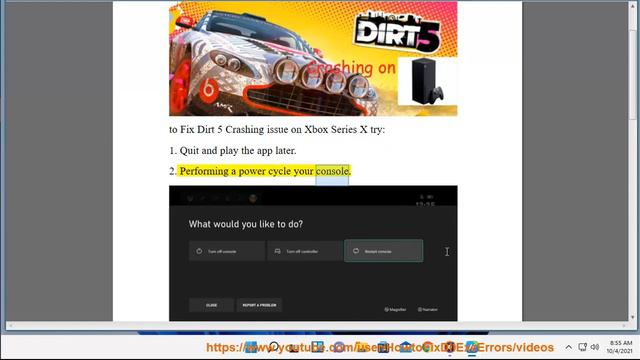 Fix Dirt 5 Crashing Issue On Xbox Series X
