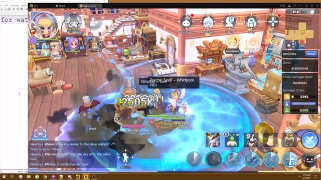 Ragnarok M: Eternal Love 2.0 - Ninjutsu Amaterasu (Magic Ninja) Skill Combo Testing And Comparison