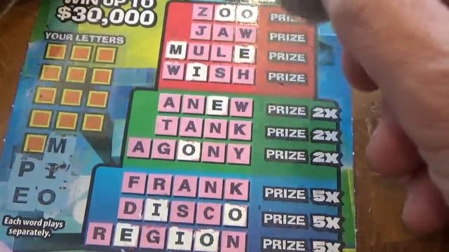 Boom or Bust with "Word Games" CA Lottery Cross Word Puzzles смотреть онлайн