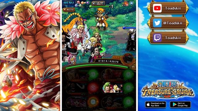 OVERKILL IS BACK! 6+ Doflamingo Mini Showcase! (ONE PIECE Treasure Cruise) смотреть онлайн