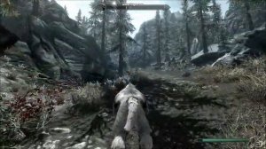 White Werewolf in Skyrim!