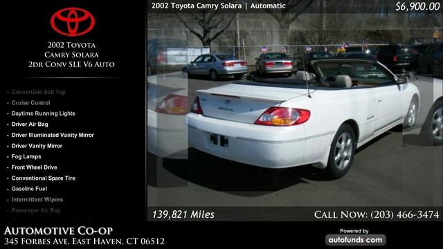 Used 2002 Toyota Camry Solara | Automotive Co-op, New Haven, CT - SOLD смотреть онлайн