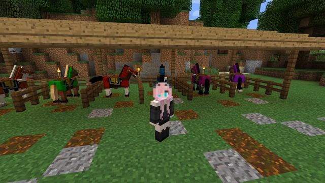 Обзор мода "CraftHorseArmor"/Броня на лошадок смотреть онлайн