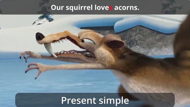 Practise Present Simple/ Continuous/ Perfect/ Perfect Continuous in one video with 'Ice Age' смотреть онлайн