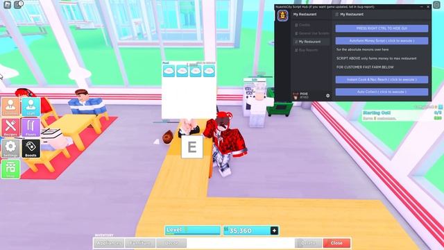 [HUGE] My Restaurant Script Hack, Auto Farm, INF Money, 2023 Roblox Pastebin смотреть онлайн