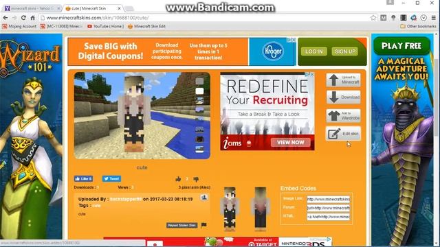 How To Download A Custom Skin For Minecraft Windows 10 Edition смотреть онлайн