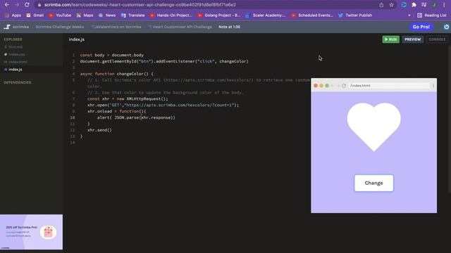 Day 5 Scrimba Challange Week смотреть онлайн