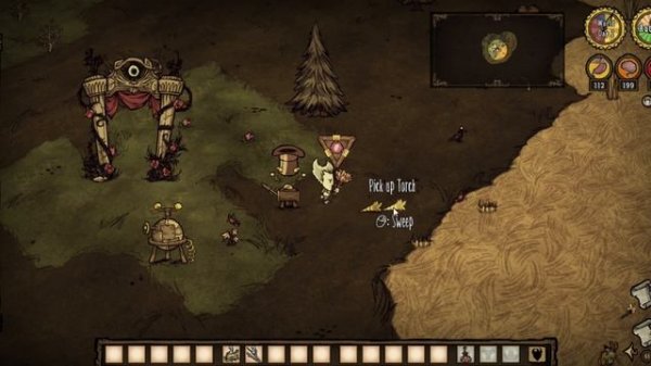 Using Clean Sweeper | Don't starve Together