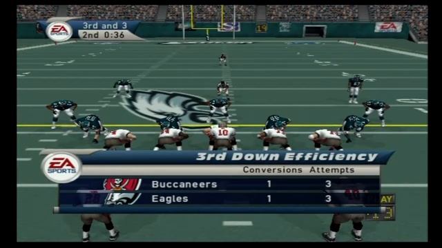 Madden NFL 2001 PS2 | 2000 NFC Wild Card Playoff Rematch | Buccaneers at Eagles смотреть онлайн