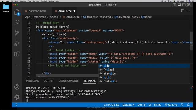 DJANGO FULL STACK APP | Updated 2022 | ADVANCED Crash Course | Bootstrap 5 | No scripts | Part #18 смотреть онлайн