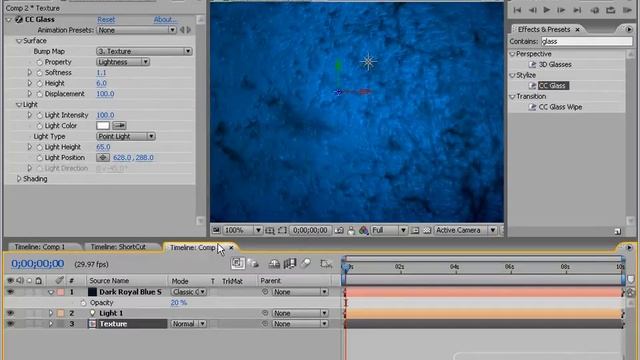 After effects урок 66 Освещение в 3D (Andrew Kramer) смотреть онлайн