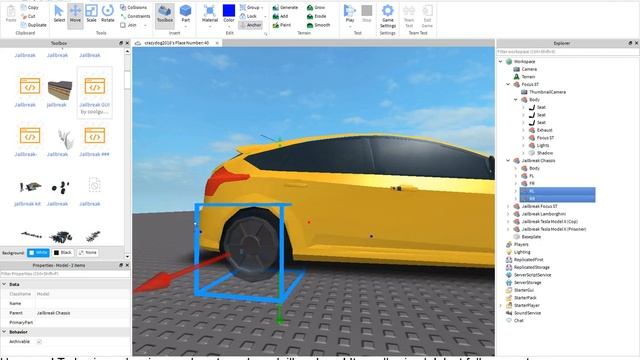 How to make a Jailbreak Car on ROBLOX studio! смотреть онлайн