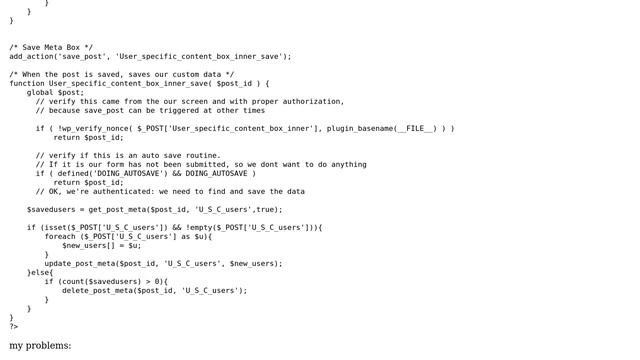 Wordpress: Metabox with checkbox is not working true! смотреть онлайн