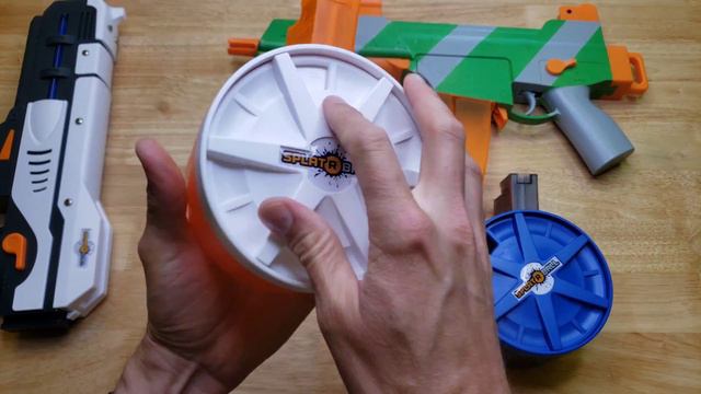 UPGRADE 800 Round SplatRBall Drum Mag to 1200 Round | Splat-R-Ball SRB400 Gel Blaster Gun Magazine смотреть онлайн