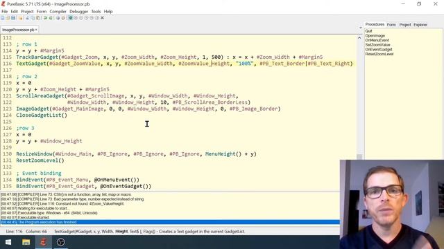 Learn Basic Programming by example - A Simple Image Processor - Part 05 смотреть онлайн