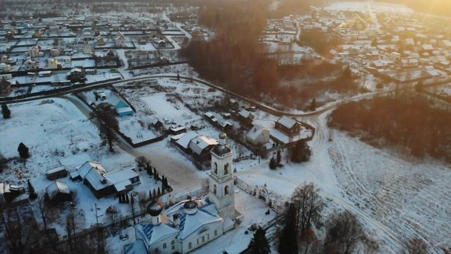 Полёт над Маврино (Щёлковский район) Декабрь 2020 года. смотреть онлайн