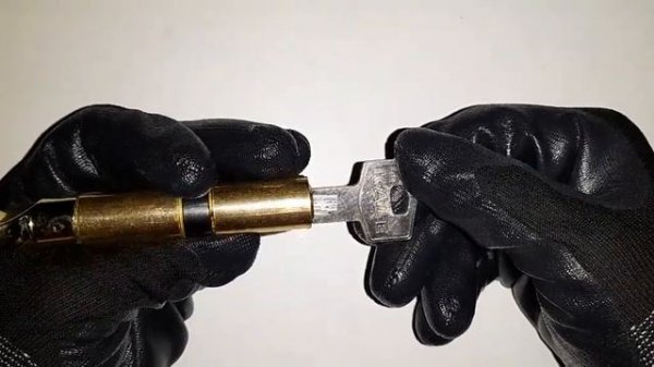 Вскрытие цилиндра Kale Kilit 164 DB самоимпрессией с фольгой своими руками из родного ключа.