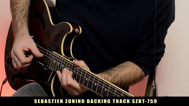Blues-Rock Lead Tone with the IBANEZ AM-53 ! | Sebastien Zunino Backing Track | Gary Moore Style ? смотреть онлайн