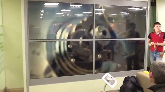 Сбербанк - полупрозрачные мониторы для рекламы / Звук38.ру - часть 2 смотреть онлайн