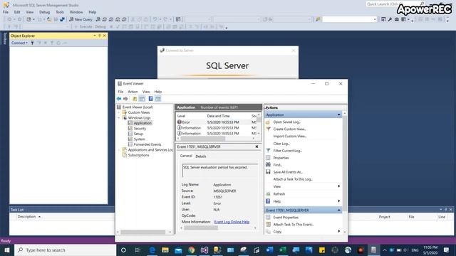Microsoft SQL Server Management studio error code 17051 part 2 смотреть онлайн