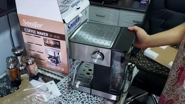 Sonifer Espresso Coffee Maker Unboxing смотреть онлайн