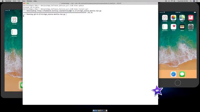 iOS Development - HomeBrow + Git installations | OSX смотреть онлайн