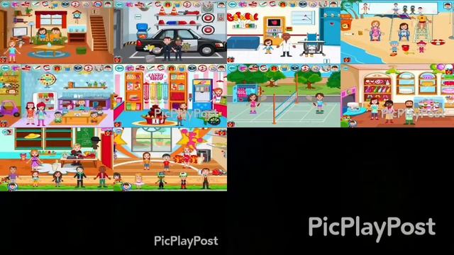 All 10 My Town Games Trailer At The Same Time смотреть онлайн