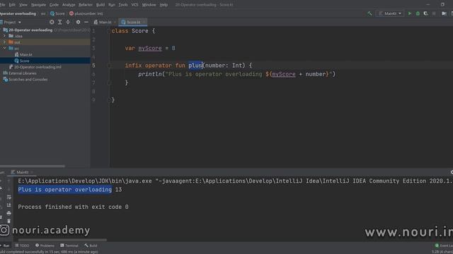 آموزش کامل برنامه نویسی کاتلین - بخش بیستم - Operator overloading смотреть онлайн