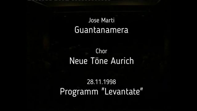 Guantanamera (Jose Marti/ Arr.: Heinrich Herlyn)