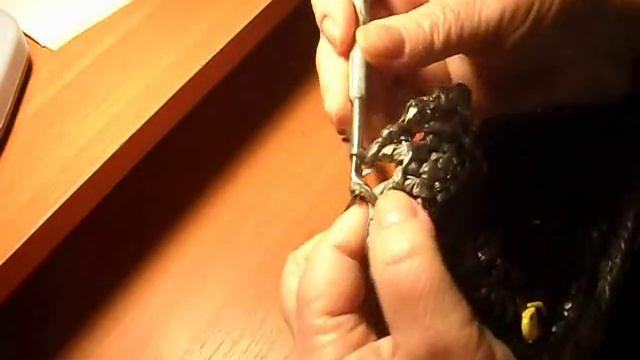 Вязание овального коврика из полиэтиленовых пакетов. Ряды 5-7 смотреть онлайн