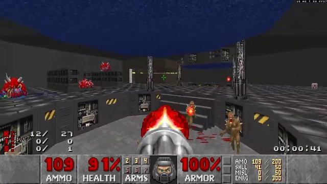 Doom 2 [UAC Extraction Labs.wad] - MAP01 [UAC Extension Labs] - UVMax Speedrun Vanilla Mod