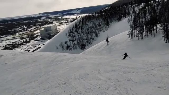 Горные лыжи или как Я спустя огромный перерыв сьехала в горы! смотреть онлайн