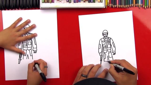 How To Draw A Soldier смотреть онлайн