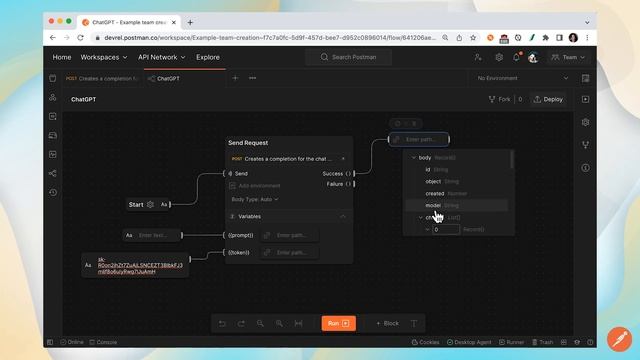 Send a Request | Postman Flows смотреть онлайн