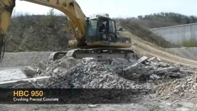 HARTL Crusher утилизация бетонных шпал