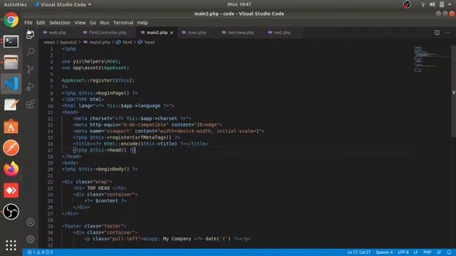 Layout Part #5 | | Yii2 tutorials in hindi | Yii2 PHP Framework Tutorial смотреть онлайн