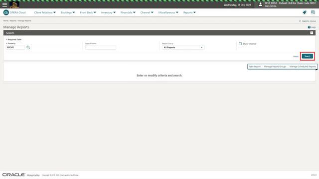 Hospitality Documentation–OPERA Cloud: Copy Reports смотреть онлайн