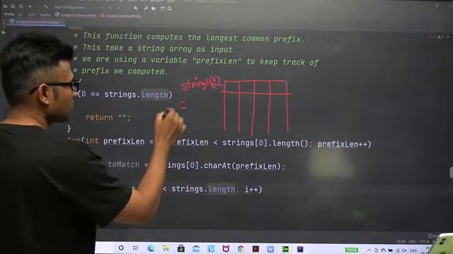 Live Coding with RBR | Longest Common Prefix | Interview Problems Series | RBR смотреть онлайн
