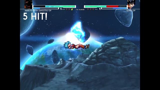 Naruto with Zangetsu V2 OP (New) VS Goku DBS V3.5 OP (all form) in Mugen смотреть онлайн